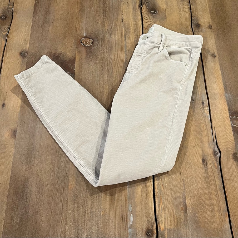 Mother The Charmer Hopscotch Soft Corduroy Skinny Pants
